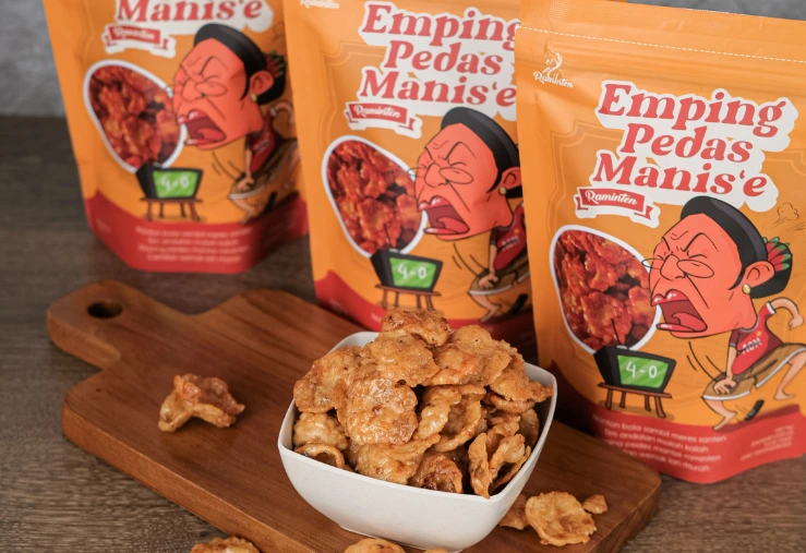 Emping Pedas Manis Raminten