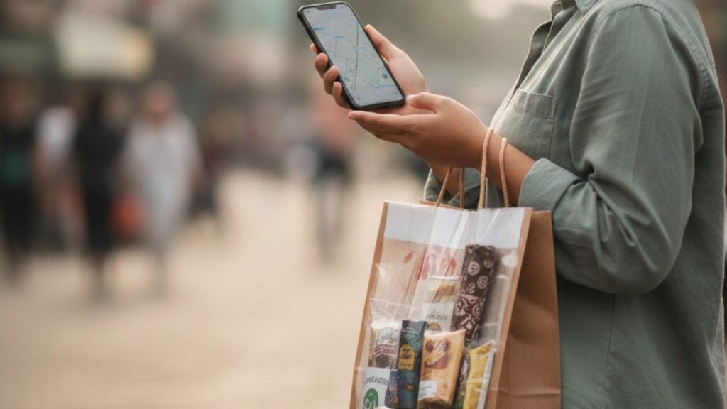 pusat oleh oleh terdekat dari sini