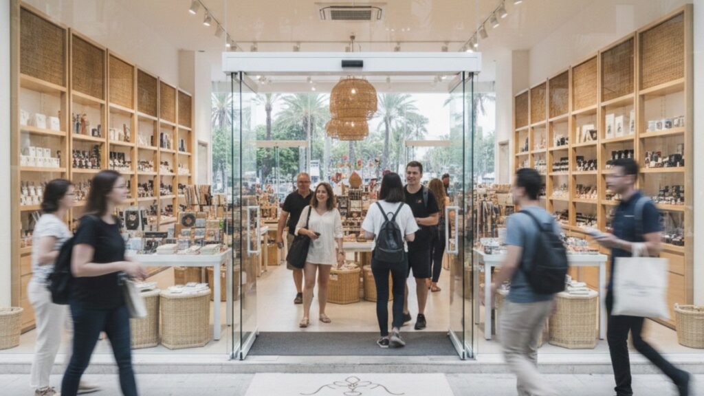 pusat oleh oleh terdekat dari sini